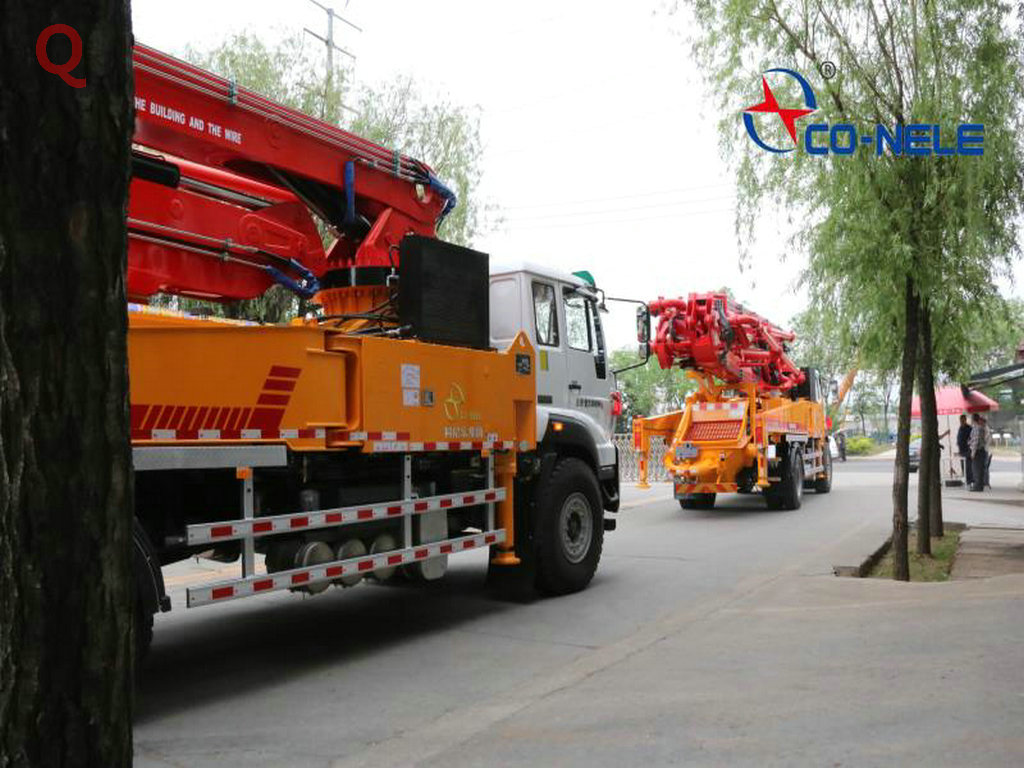 天泵，小型泵車，小型混凝土泵車